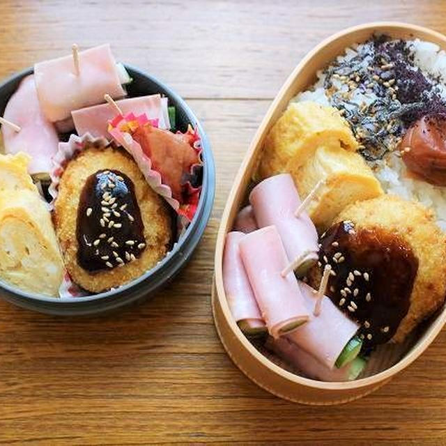 私と息子のお弁当