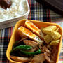 ”節約食材だけで3品作ったお弁当。”