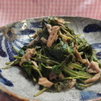 沖縄の島野菜☆ウンチェーとツナの炒め物☆ごま油とめんつゆで