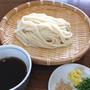 今季初めて？「ざるうどん」