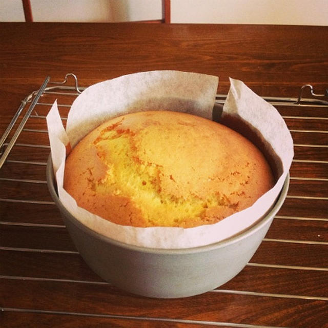 ムラ時期のスポンジケーキ