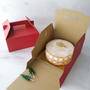 クリスマスケーキのキャリーボックス