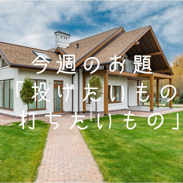 今週のお題「投げたいもの・打ちたいもの」。代わりに欲しい物は非日常。
