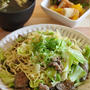 ナスがおいしい季節に♪ナスとひき肉意外な組み合わせの焼きそば献立【1週間2500円ごはん】