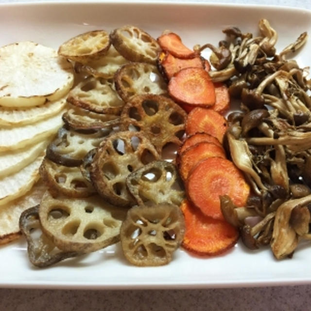 干し野菜＆桜えびも入れて京君の納豆ご飯♪