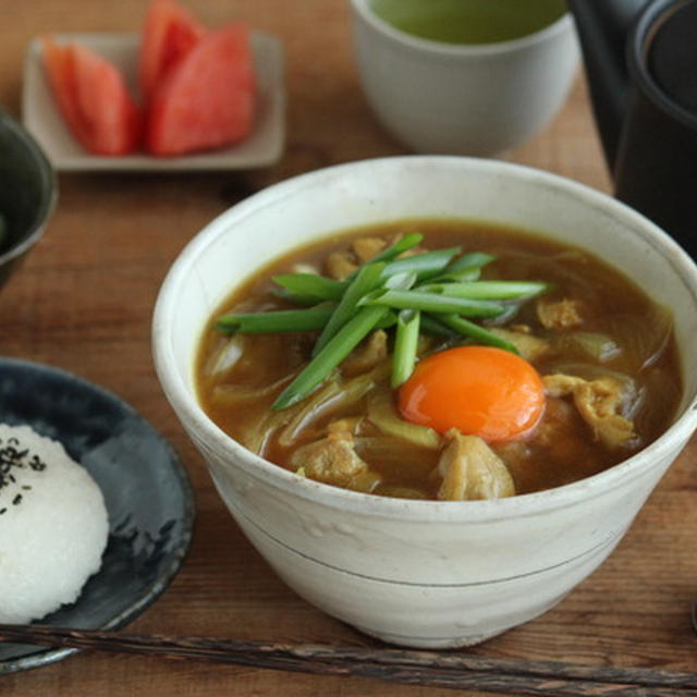 カレーうどん献立