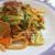 キムチのタレ de キムチーズ焼きうどん♪
