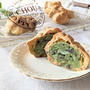 手作りシューをラッピング♪『小豆入りさつまいもの抹茶ムースシュー』美肌スイーツ