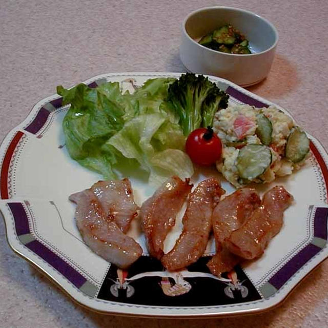 豚肉の塩たれ焼肉