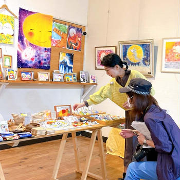 【取材されました】近日掲載されます。ホスピタルアート　個展の様子
