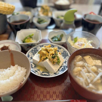 冷奴✨たまご薬味だれ✨で✨朝ごはん✨