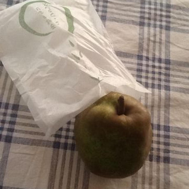 いただきものの果物は、袋つき！
