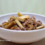 シンプルに「ごぼうと牛肉のすき炒め」＆喉越しがいい「湯葉のやまかけ」