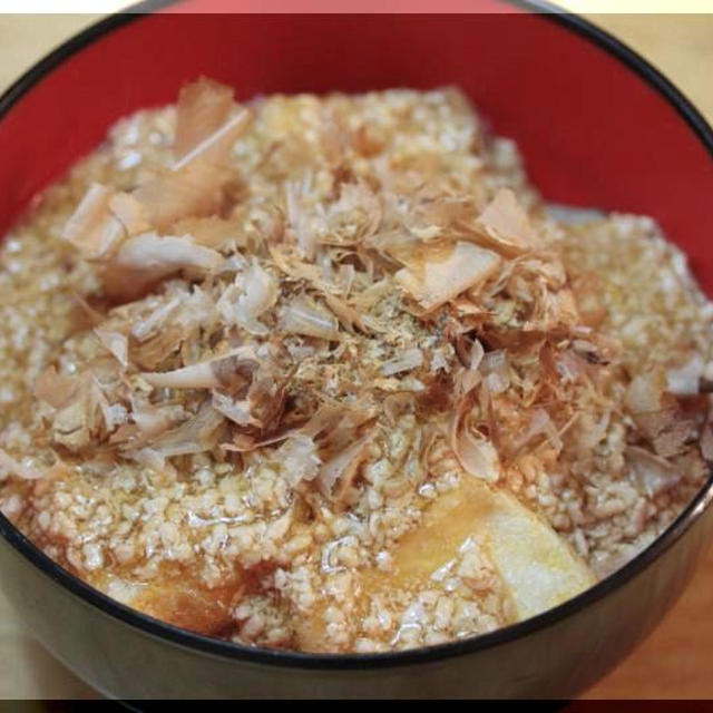 揚げ出し豆腐丼