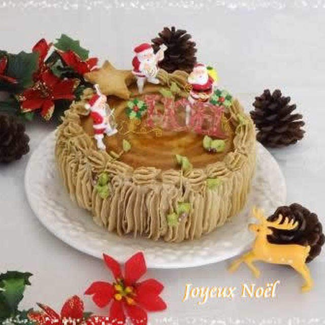 クリスマスに バタークリームで作る切り株ケーキ By Lilicaさん レシピブログ 料理ブログのレシピ満載