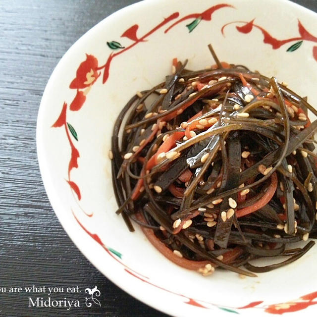 出がらし昆布の胡麻炒め