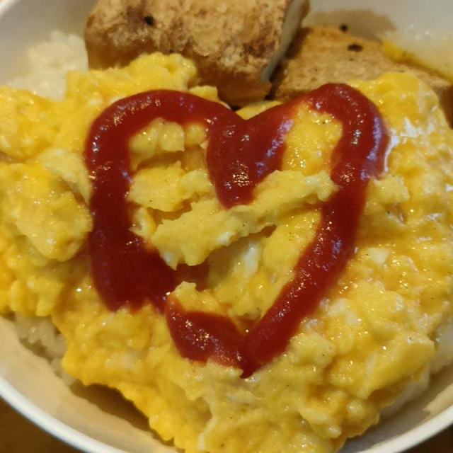 夫が朝ご飯を作ってくれた日