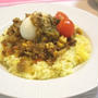 半熟卵がトロ～リ♪我が家の定番★★　キーマカレー♪