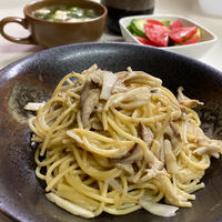 キノコの和風パスタ♡和な感じに夜ごはん～☆☆