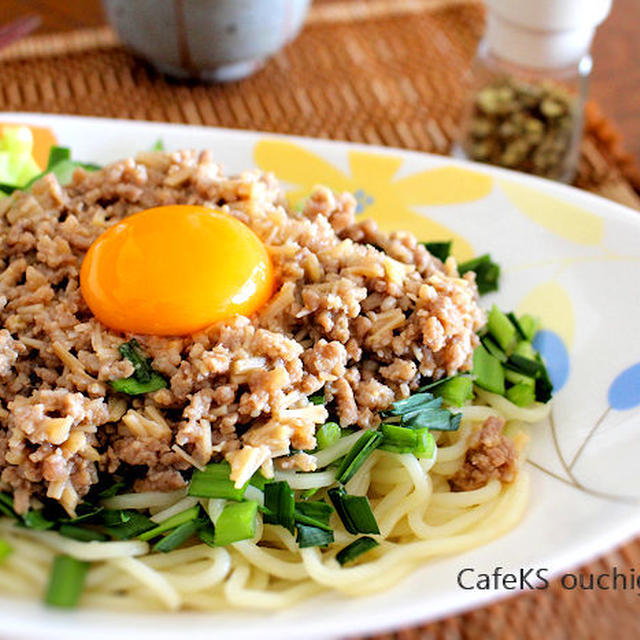 子どもも食べられる！辛くない＊台湾まぜそばの具