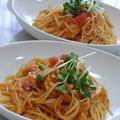 チーズたっぷりパスタ