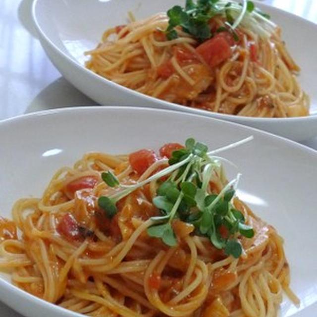 チーズたっぷりパスタ