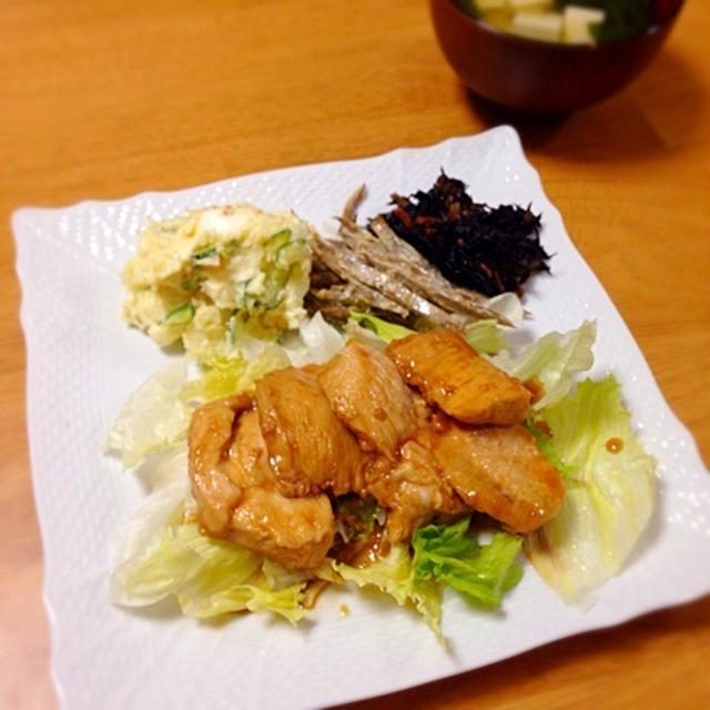 鶏の照り焼き