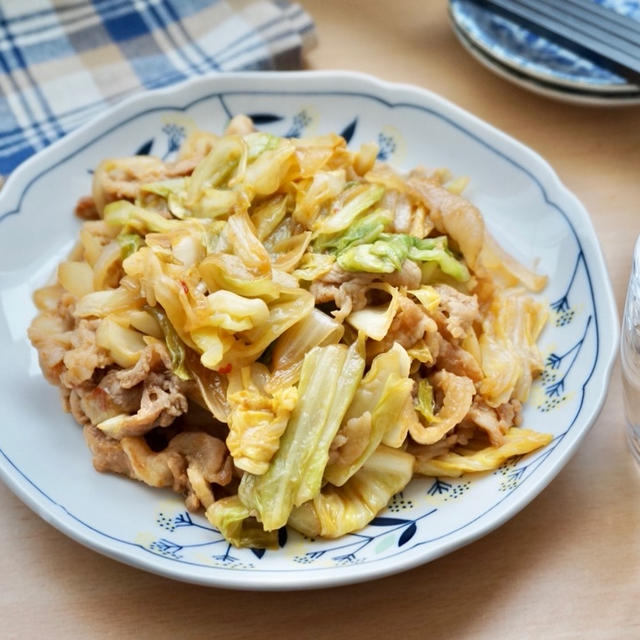 男性も満足♪豚味噌キャベツ炒め-簡単✻時短