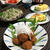 鯵の揚げ団子となめたけのせ卵焼き、蕎麦と共に♪