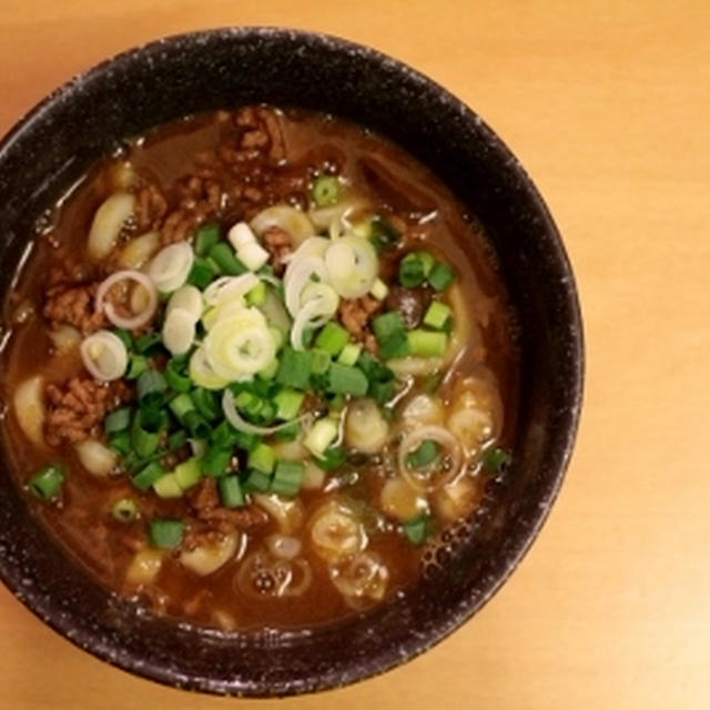 カレー残りでカレーうどん