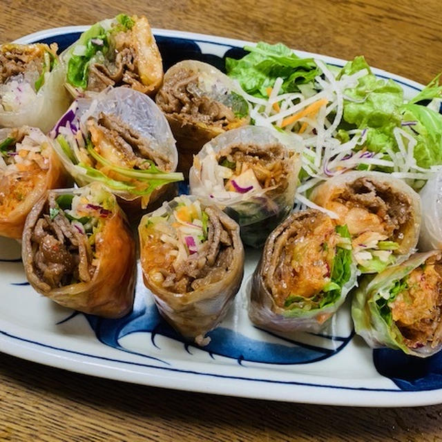 【母のご飯シリーズ】生春巻き