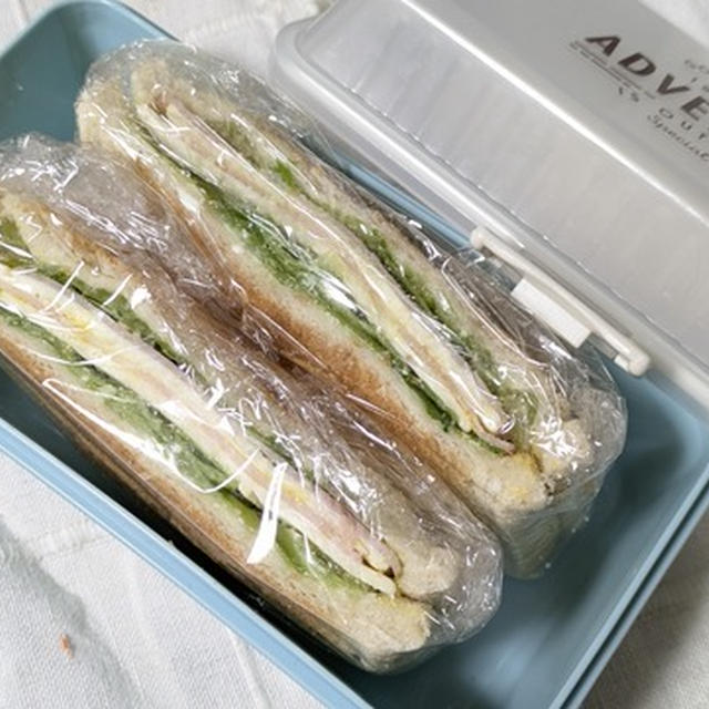 ほんとはパン焼き過ぎだったのよ～ハムチーズサンド