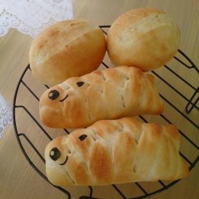 こいのぼりパン♪コッペパン♪