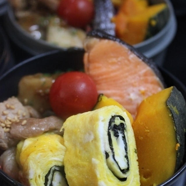 DK君たちの今朝のお弁当～♪