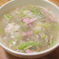 【旨魚料理】カワハギ団子の春雨スープ