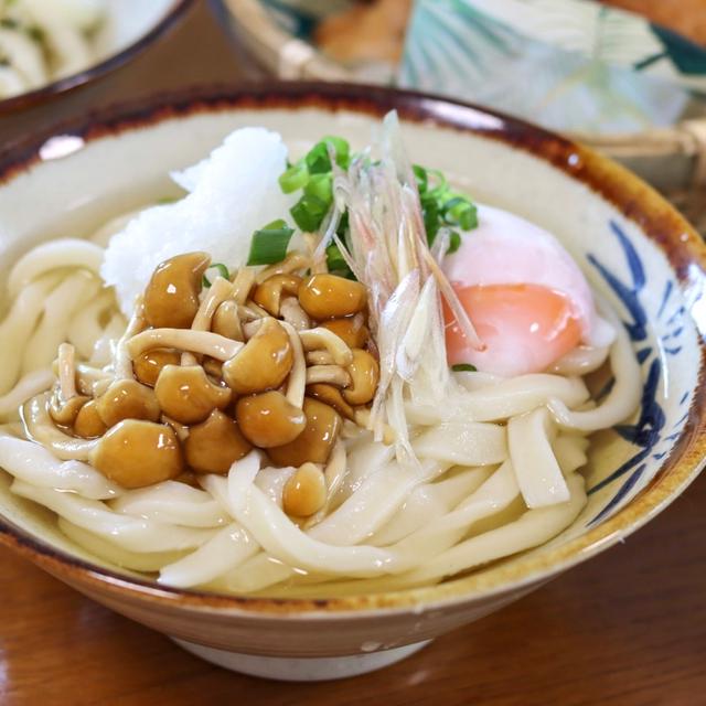 夏のなめこおろしうどん！！