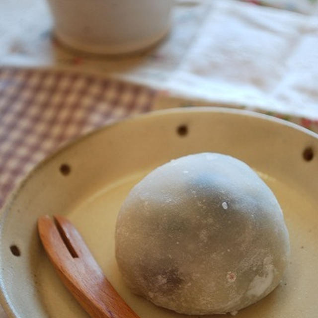 黒豆クリームチーズ大福とおうち餅つき