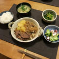 肉じゃがの晩ご飯　と　夏野菜植え付け♪