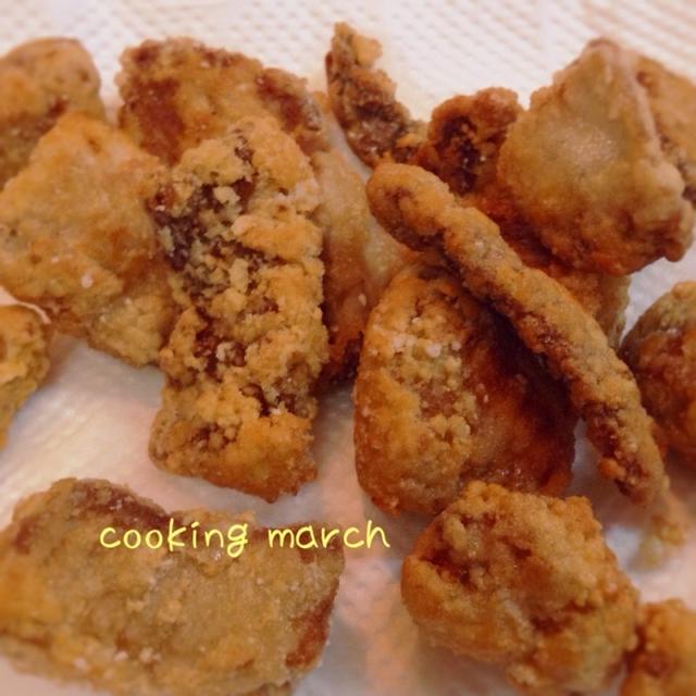 まるでお肉！？まぐろぶつ切りでから揚げ