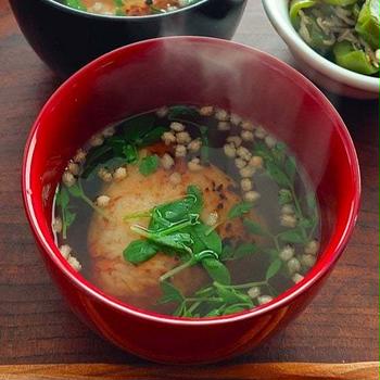 鮭の焼きおにぎり茶漬け