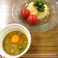 こっくりカレーでつけスパゲティ♪