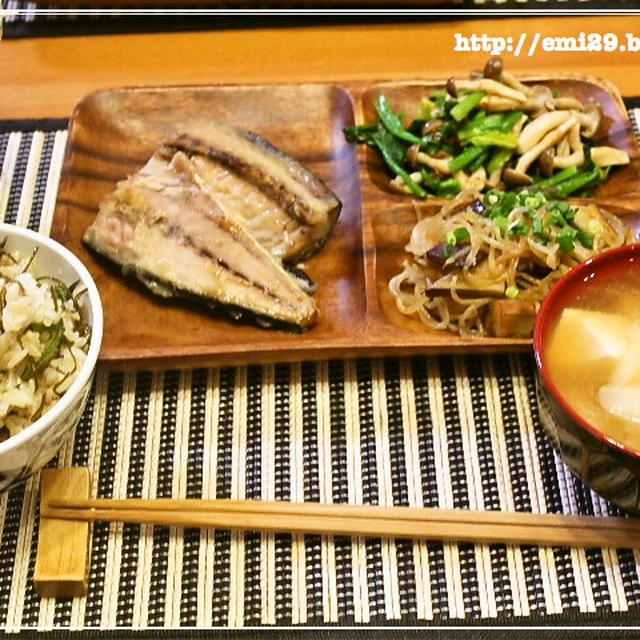 鯖の西京焼きの献立