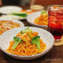 クリスマスごちそうにおすすめ！彩りカニトマトクリームパスタと、野菜もおいしい、優しいお味噌♪