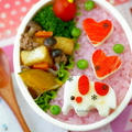 エスニックなゾウさんのお弁当