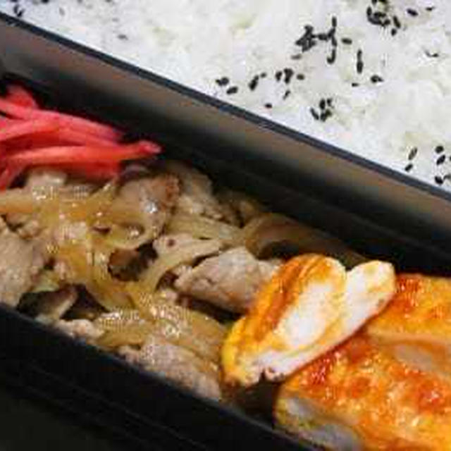 8月29日　　豚肉の甘辛炒め物弁当