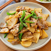 豚バラとたけのこのオイスター炒め【簡単10分☆ご飯が進む】