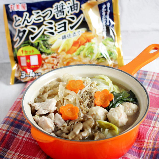 * とんこつ醤油タンミョン♪
