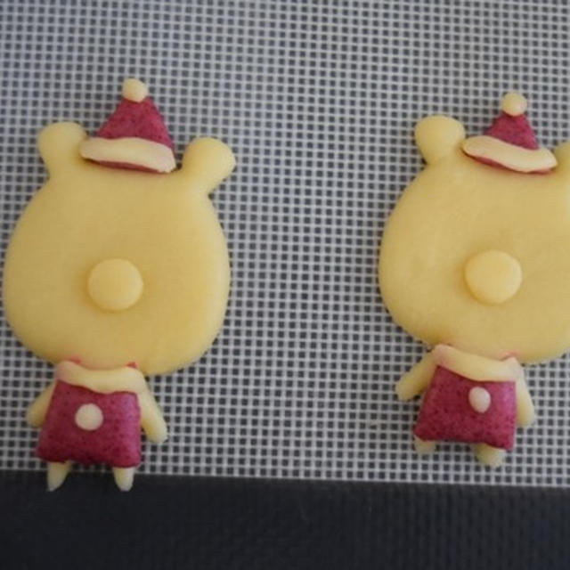 たれくまサンタクッキー♪