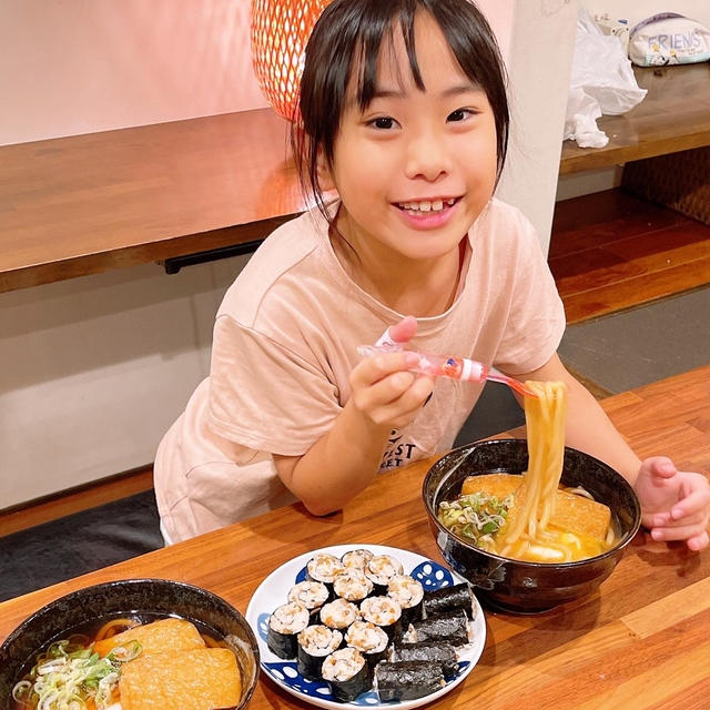 やったーきつねうどんだ！！