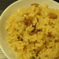 節分の豆で、豆ごはん